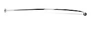 View the Corner Bath Shower Curtain Rail CSR1 Accessories Shower Curtain Rail