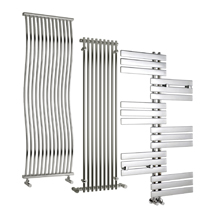 Tall Chrome Contemporary Chrome Radiators