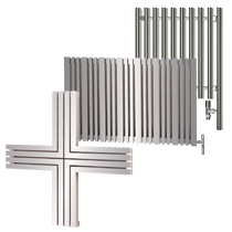 Wide Chrome Designer Radiators