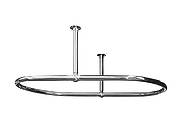 View the Oval Shower Curtain Rail OVSR1 Accessories Shower Curtain Rail
