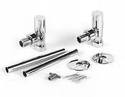 View the Rubine Modern Angled Valves Radiator Valve